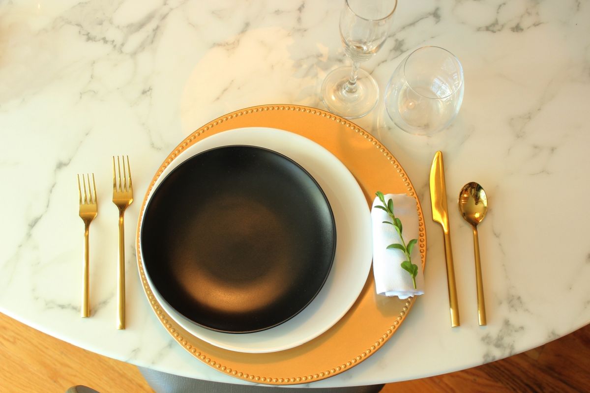 Modern Thanksgiving Table Setting-In this place setting