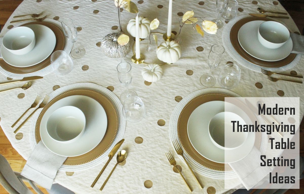 12 Modern Thanksgiving Table Setting Ideas