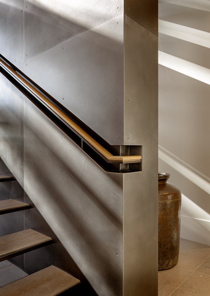 Modern and industrial handrail