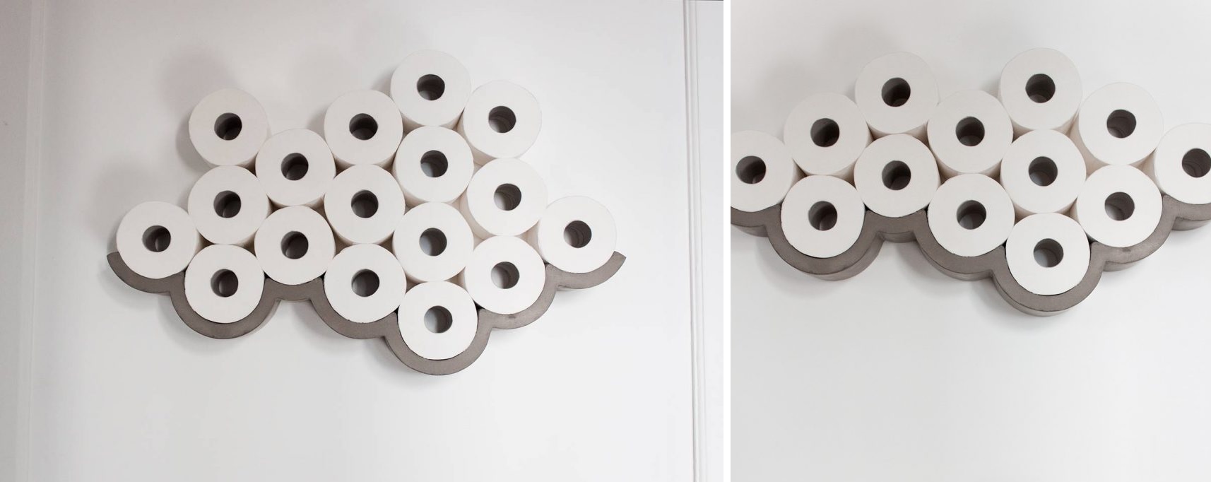 Modern concrete Toilet paper holder