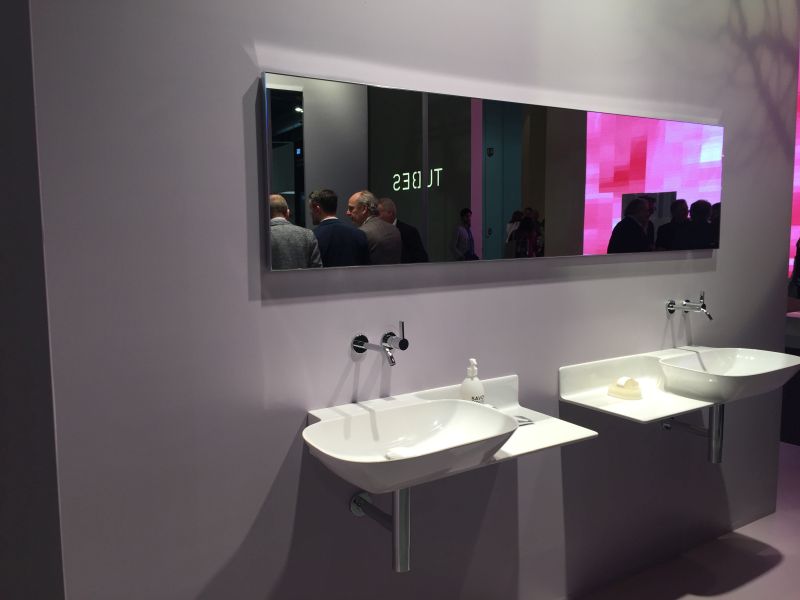 Modern double vanity