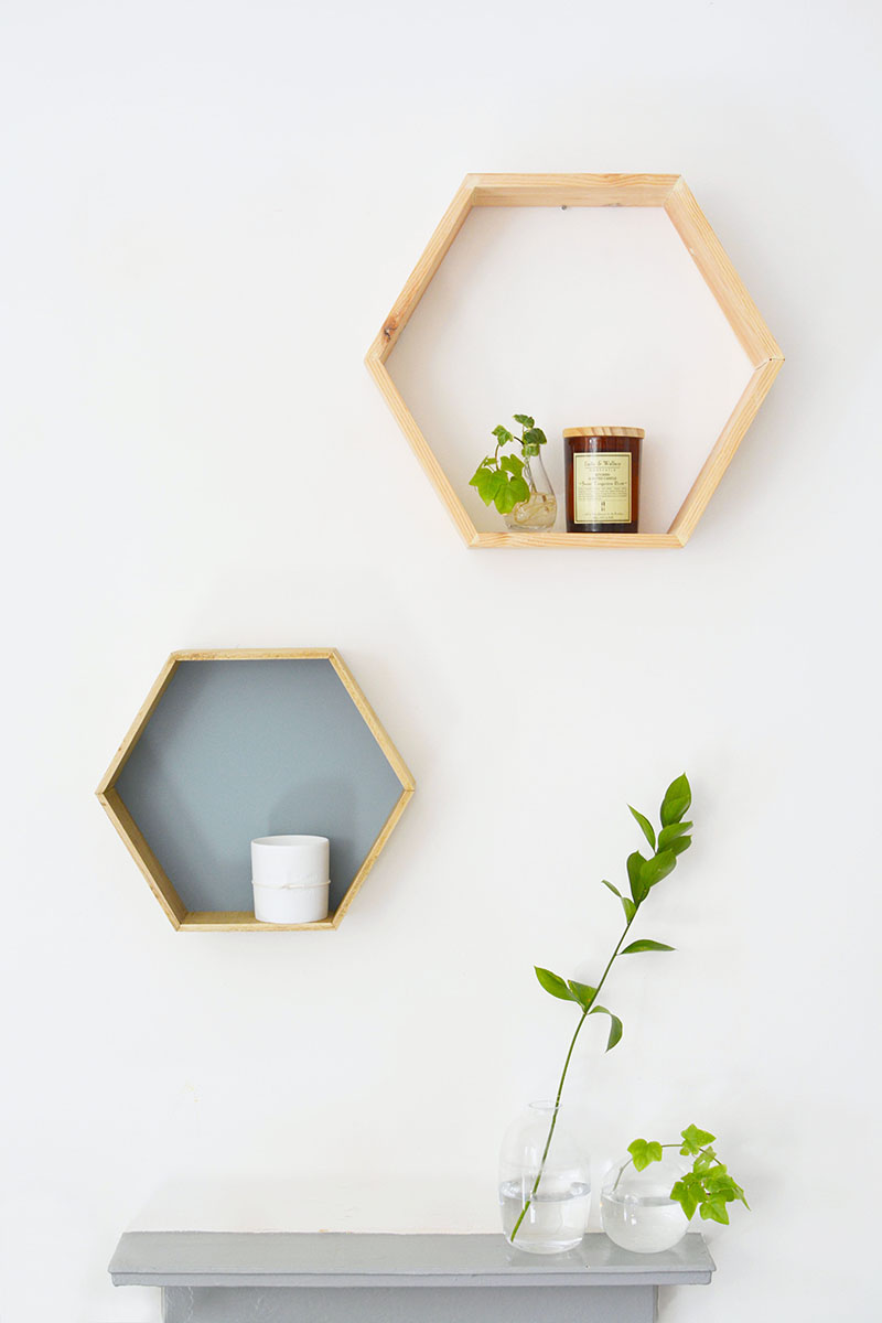 Modern honeycomb shelves you can start build