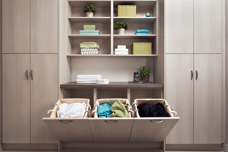 Modern laundry room storage