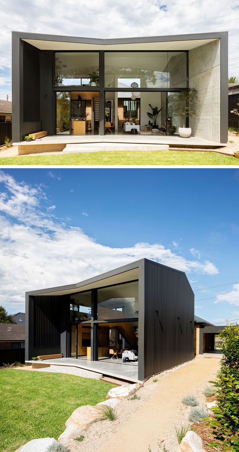 Innovative Black Modern Extension