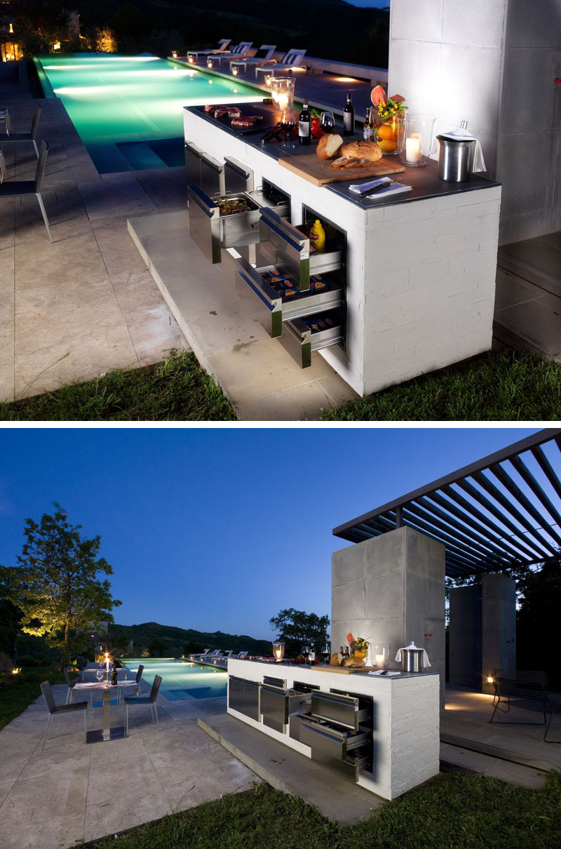 Modern ronda outdoor grill