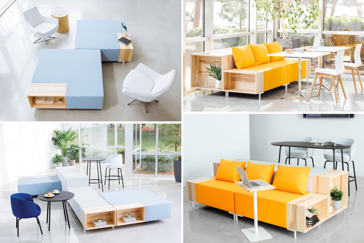Modular Office Furniture by Trevor Hoiland