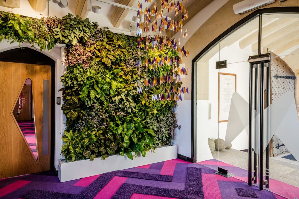 Green Walls – A Cool Design Accent For Offices With Personality