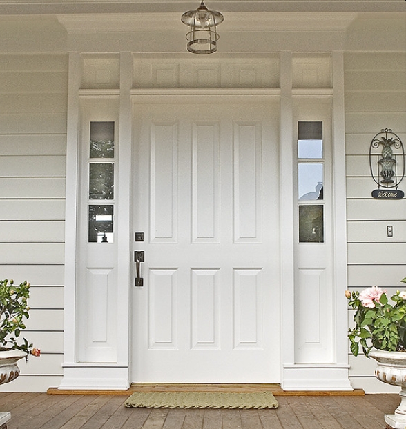 White front door color