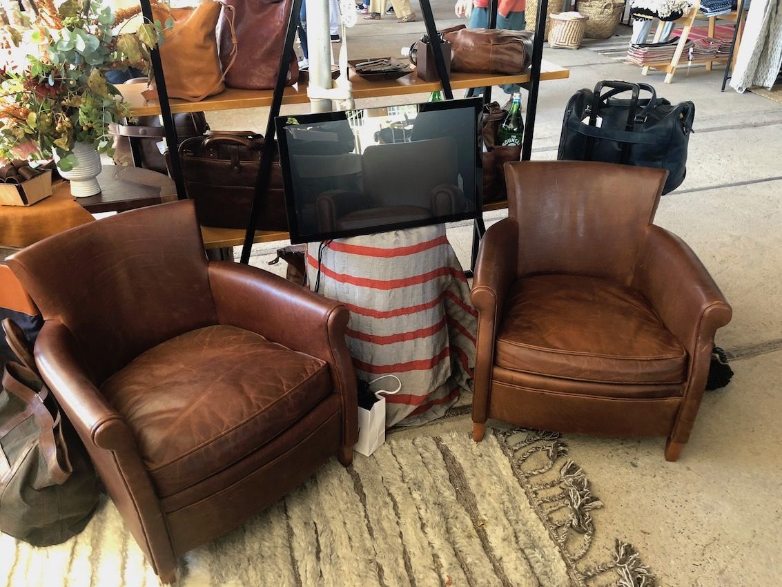 Classic leather furniture is durable and always in style.