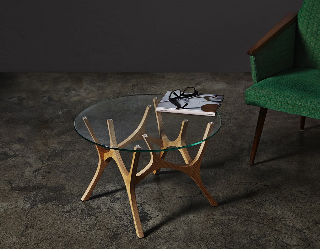 It's easy to see where the inspiration for the Moose coffee table came from, considering how suggestive the design