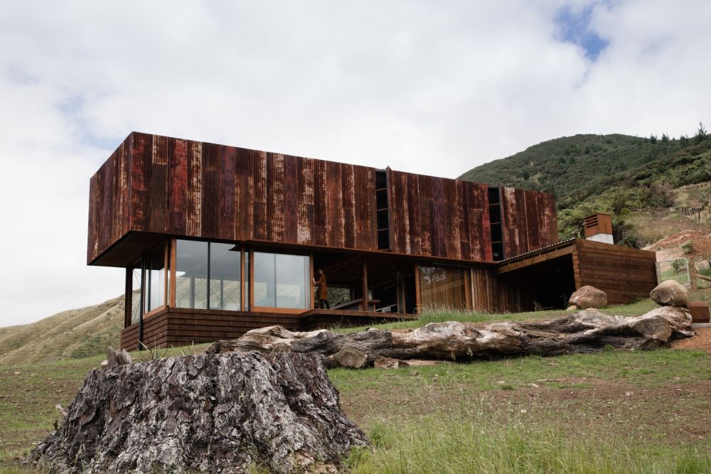 Mountain K Valley House Exterior from Corten