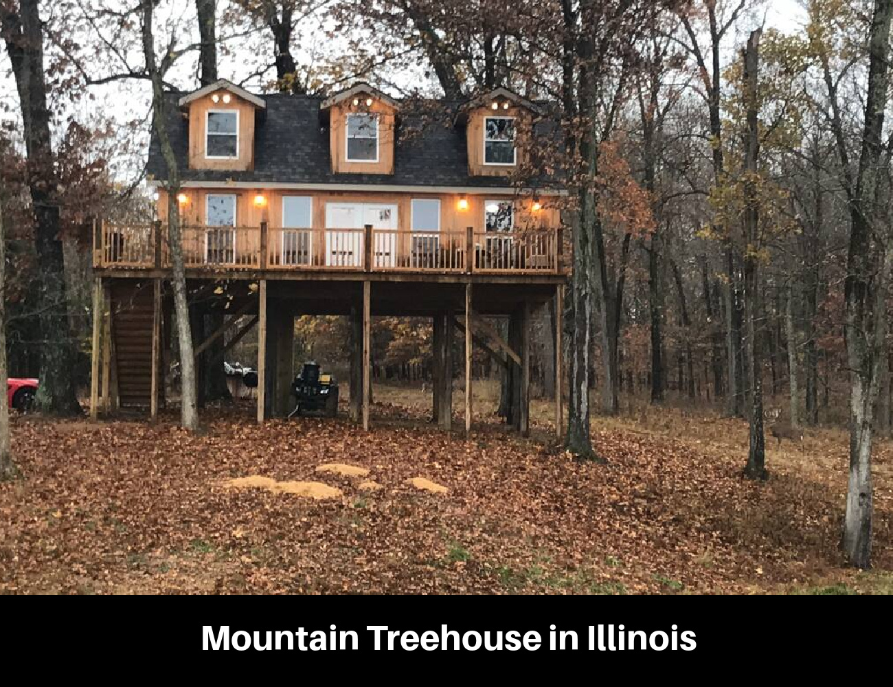 Mountain Treehouse in Illinois