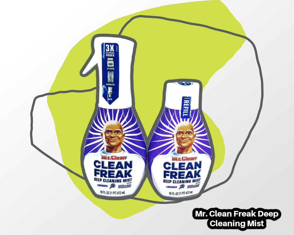 Best All Purpose Cleaner: Mr. Clean Clean Freak Spray LAVENDER