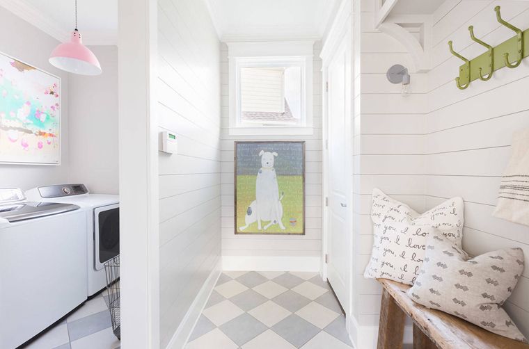 Mudroom and laundry room design