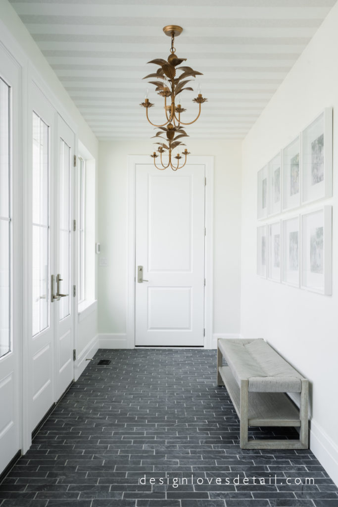 Mudroom hallway design