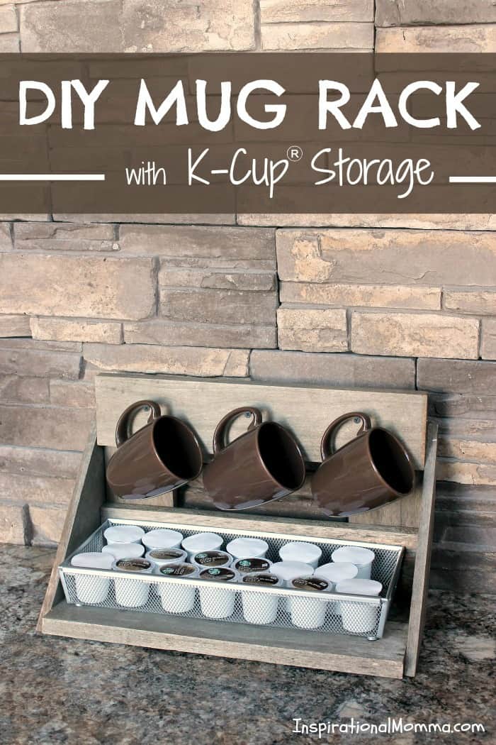Mug rack cup storage