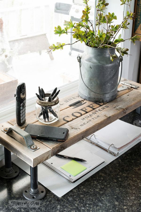 Multipurpose freestanding shelf