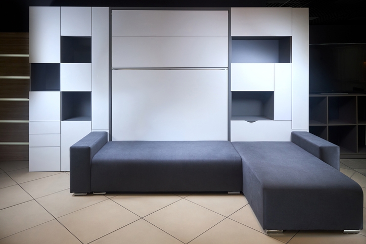 A Cool Space-Saving Solution – Murphy Bed with a Couch