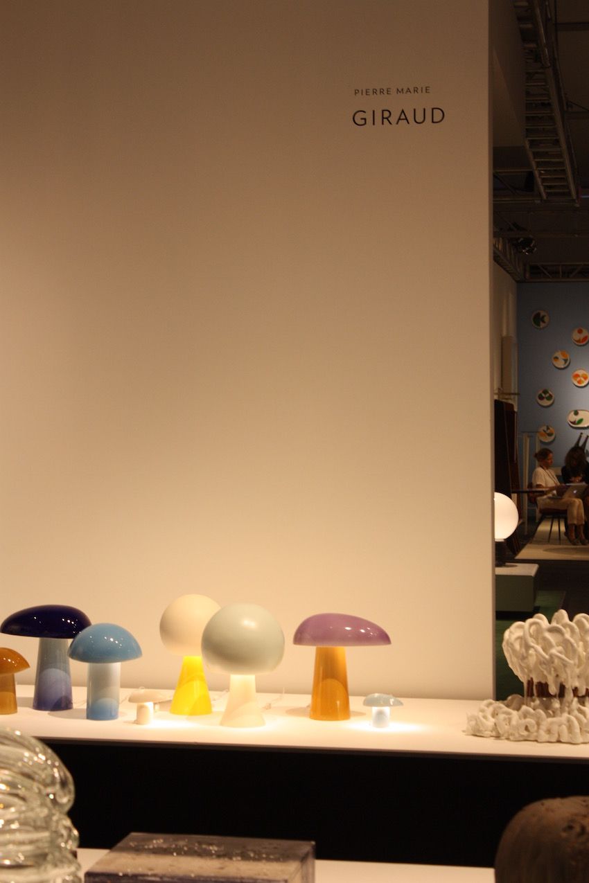 Each mushroom lamp by Devriendt is one of a kind and were reportedly created during his long study of the mushroom form.