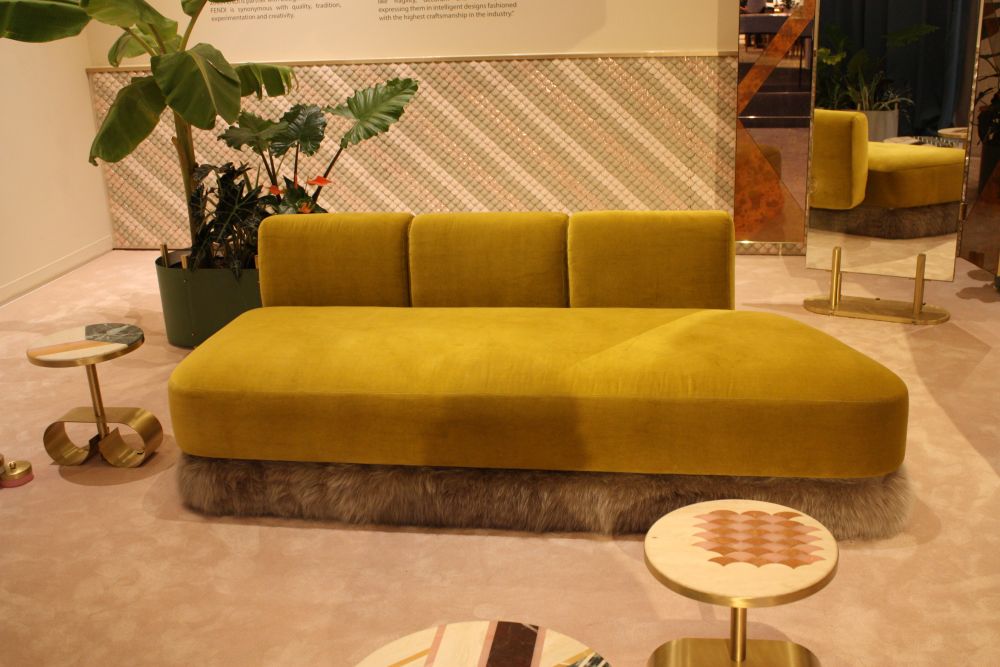 Mustard sofa design
