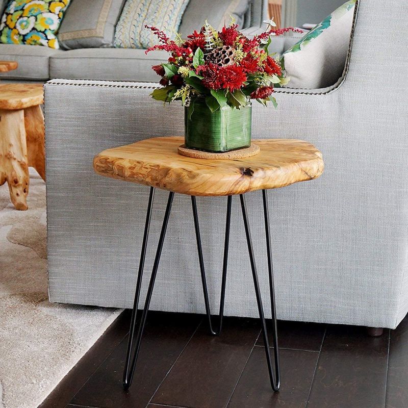 NXN HOME Natural Edge Side Table