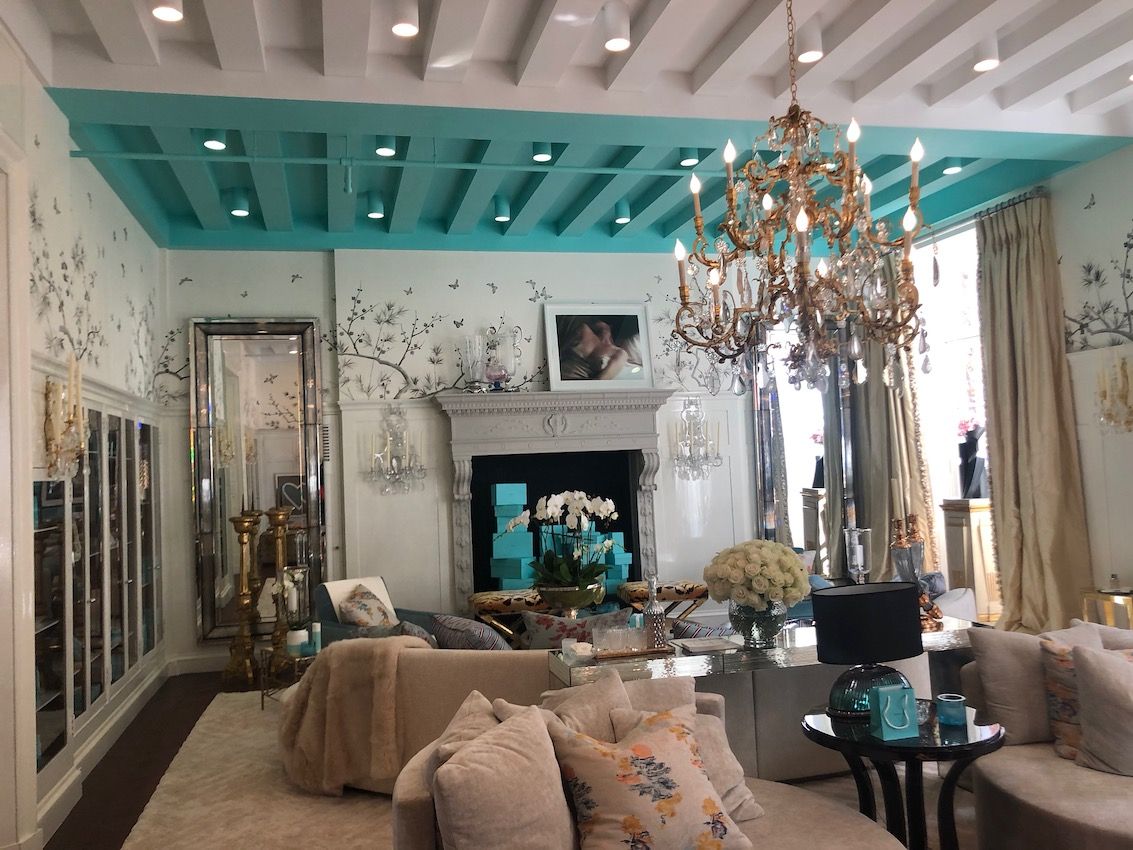 NYC Holiday House funy turquoise room