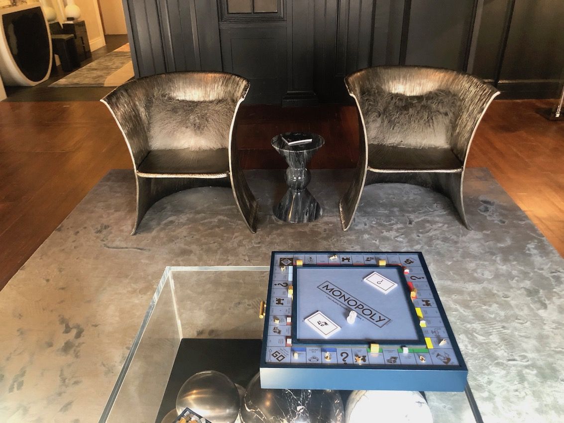 NYC Holiday House monopoly table