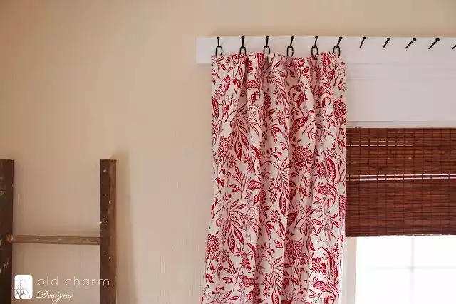 Nail rods curtain