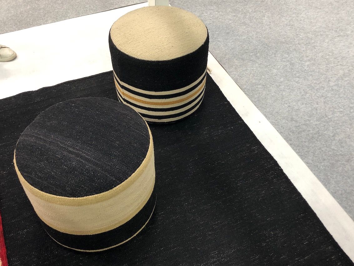 Nanimarquina has trasnformed natural rug desings into poufs.