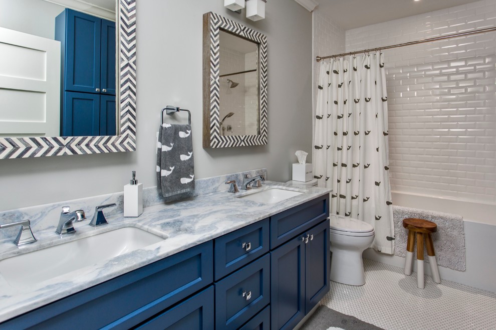 Nautical Blue Bathroom