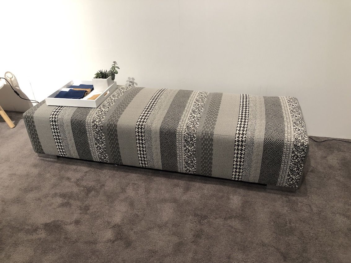 Norman upholstered bench