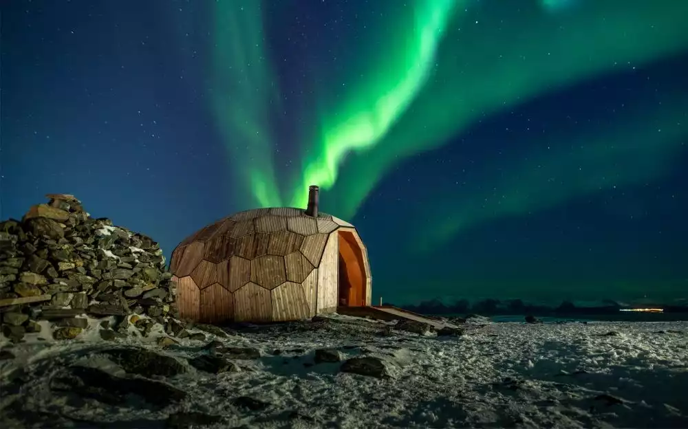 Norway Small honeycomb-like structure cabin