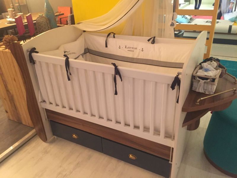Nursery Crib Boat Shape