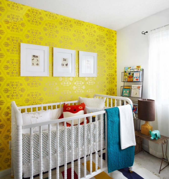 Nursery room decor wall