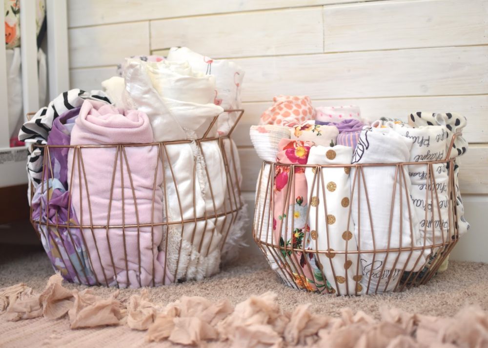 Nursery room wire bakset