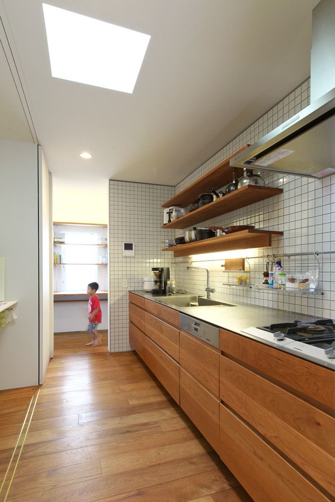 OH small house by Takeru Shoji Architects kitchen