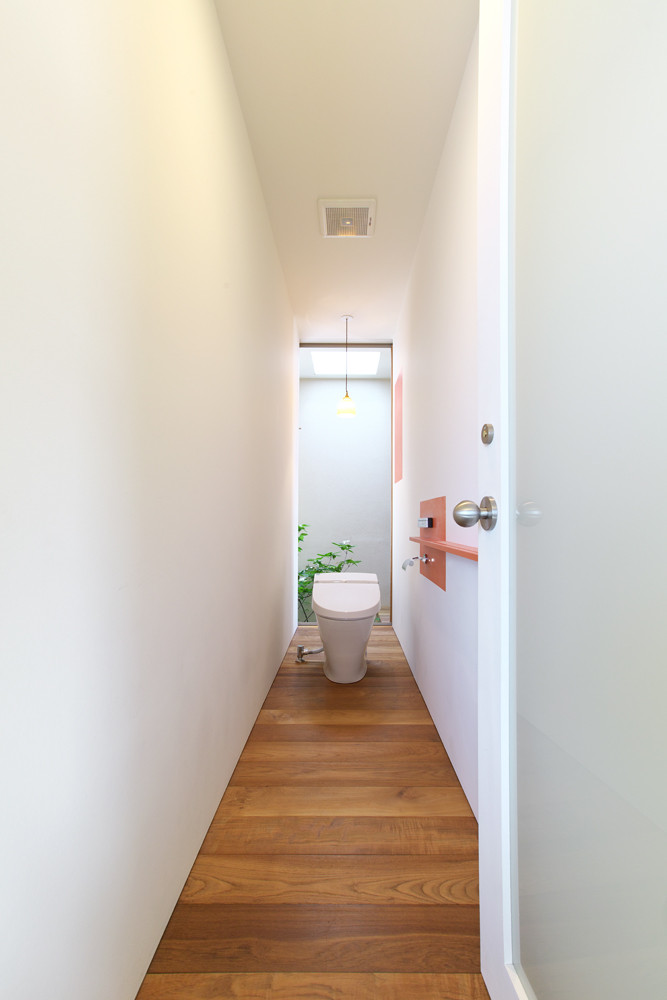 OH small house by Takeru Shoji Architects toilet room