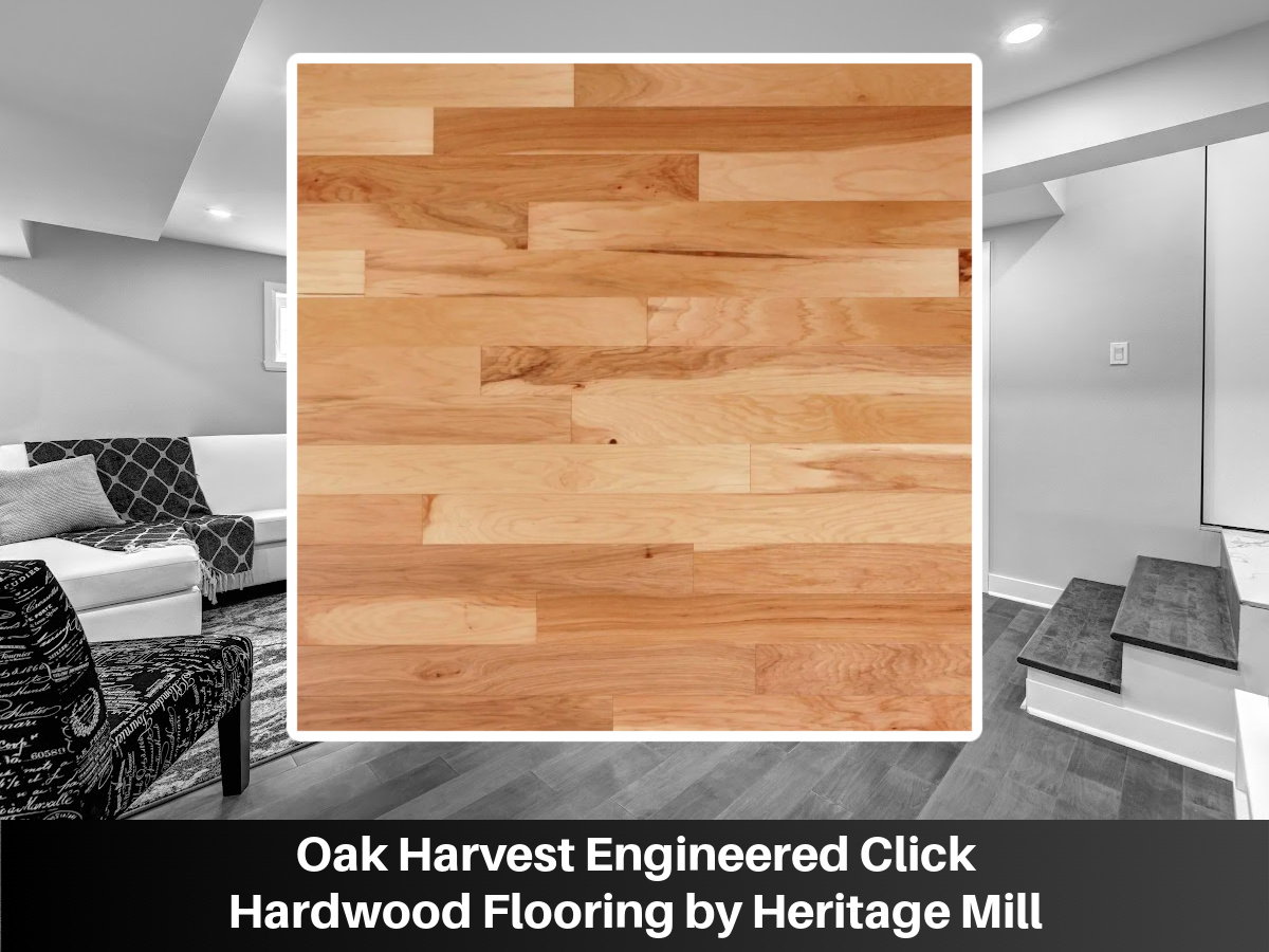 Oak Harvest Engineered Click Hardwood Flooring by Heritage Mill