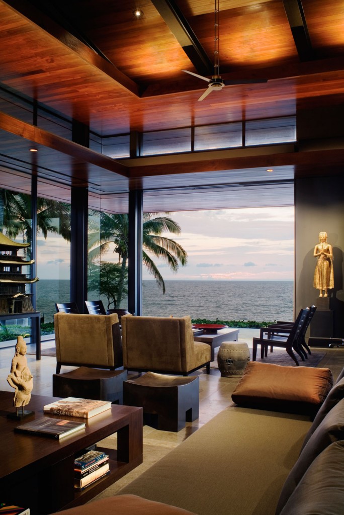 Ocean house in Hawaii Design Sunset View