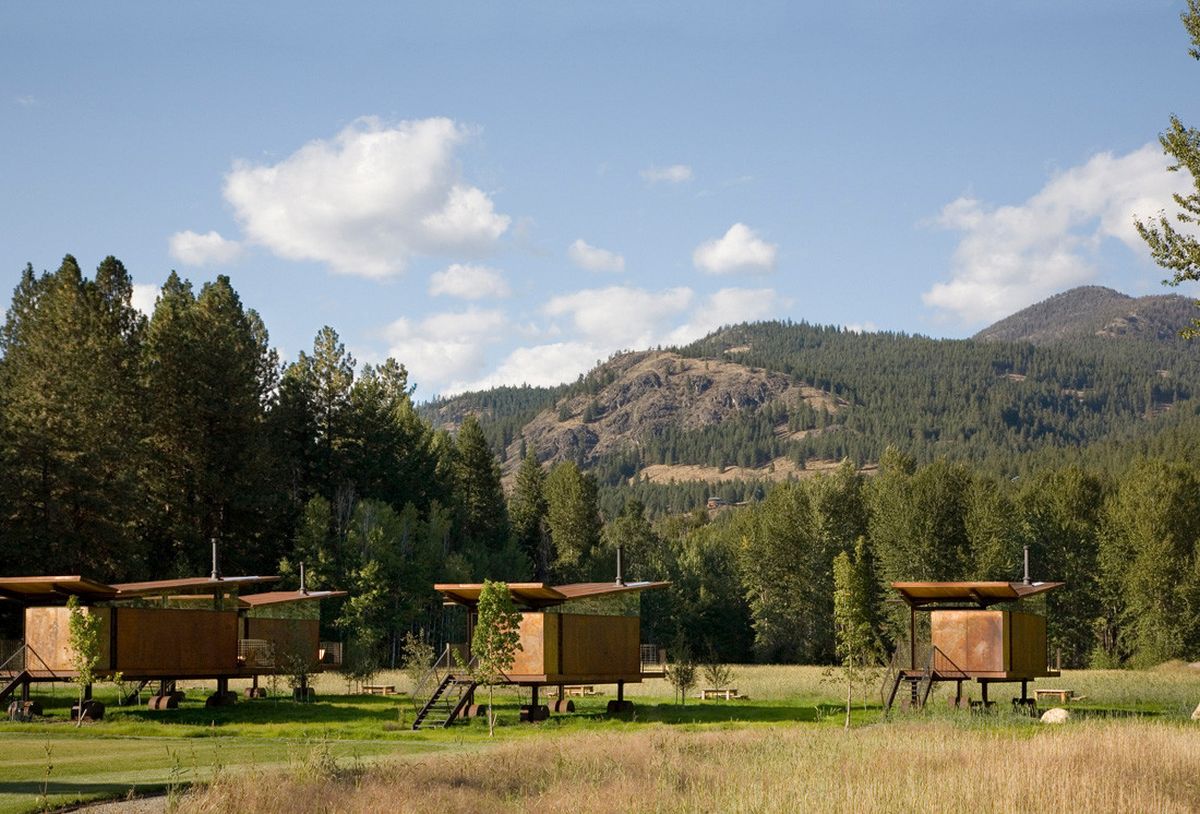 Offgrid Industrial Cabin Rolling Huts - Olson Kundig