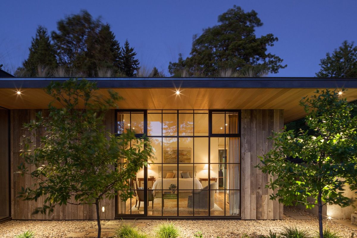 Olson Kundig Portland Oregon Country Garden House bedroom view