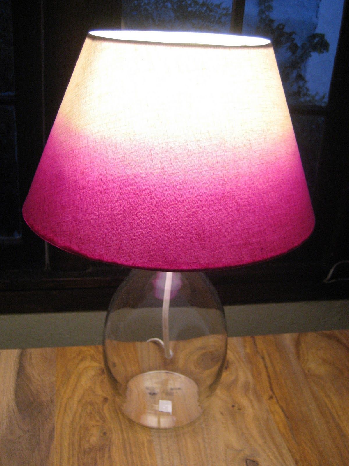 Ombre hair dye lamp