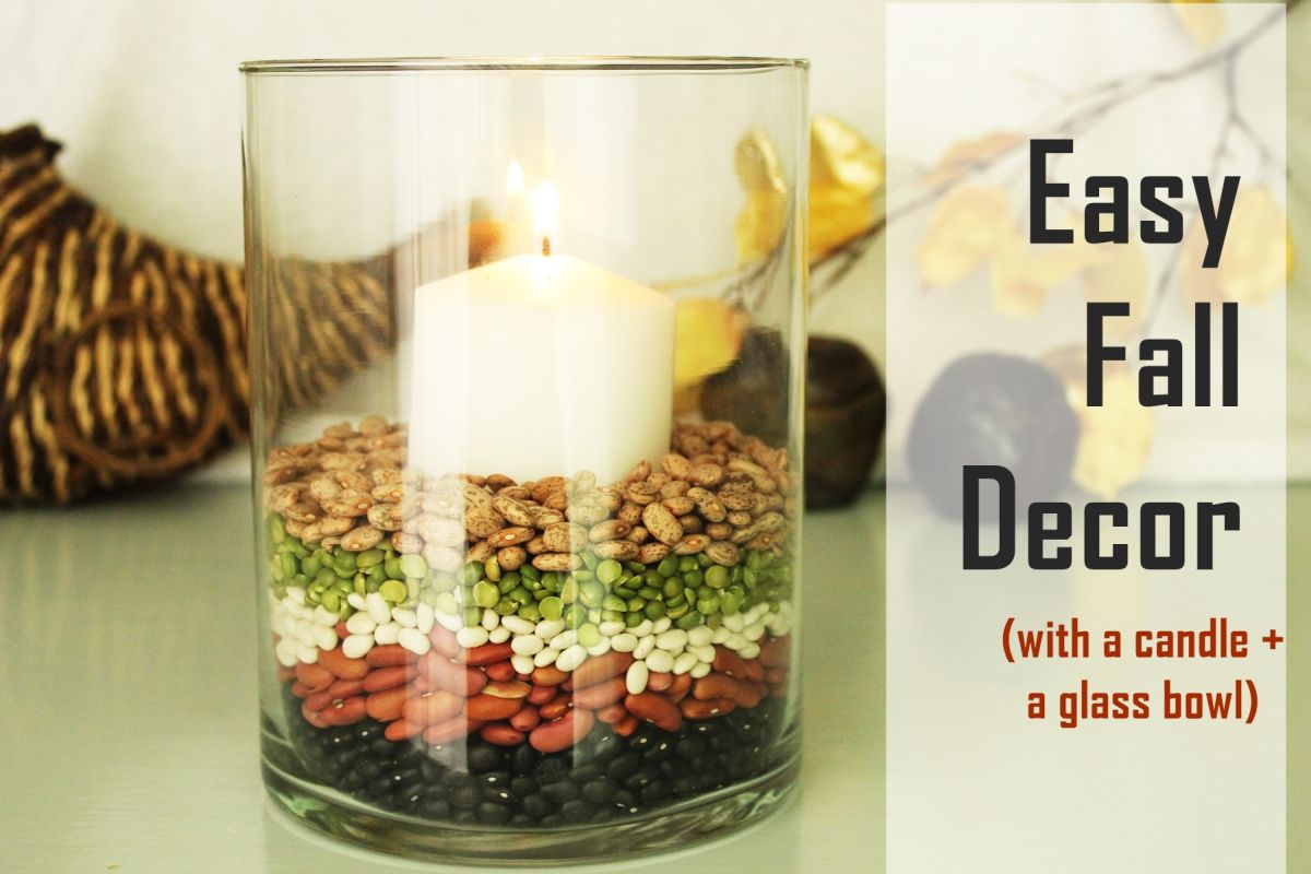 Large DIY Decorative Candle