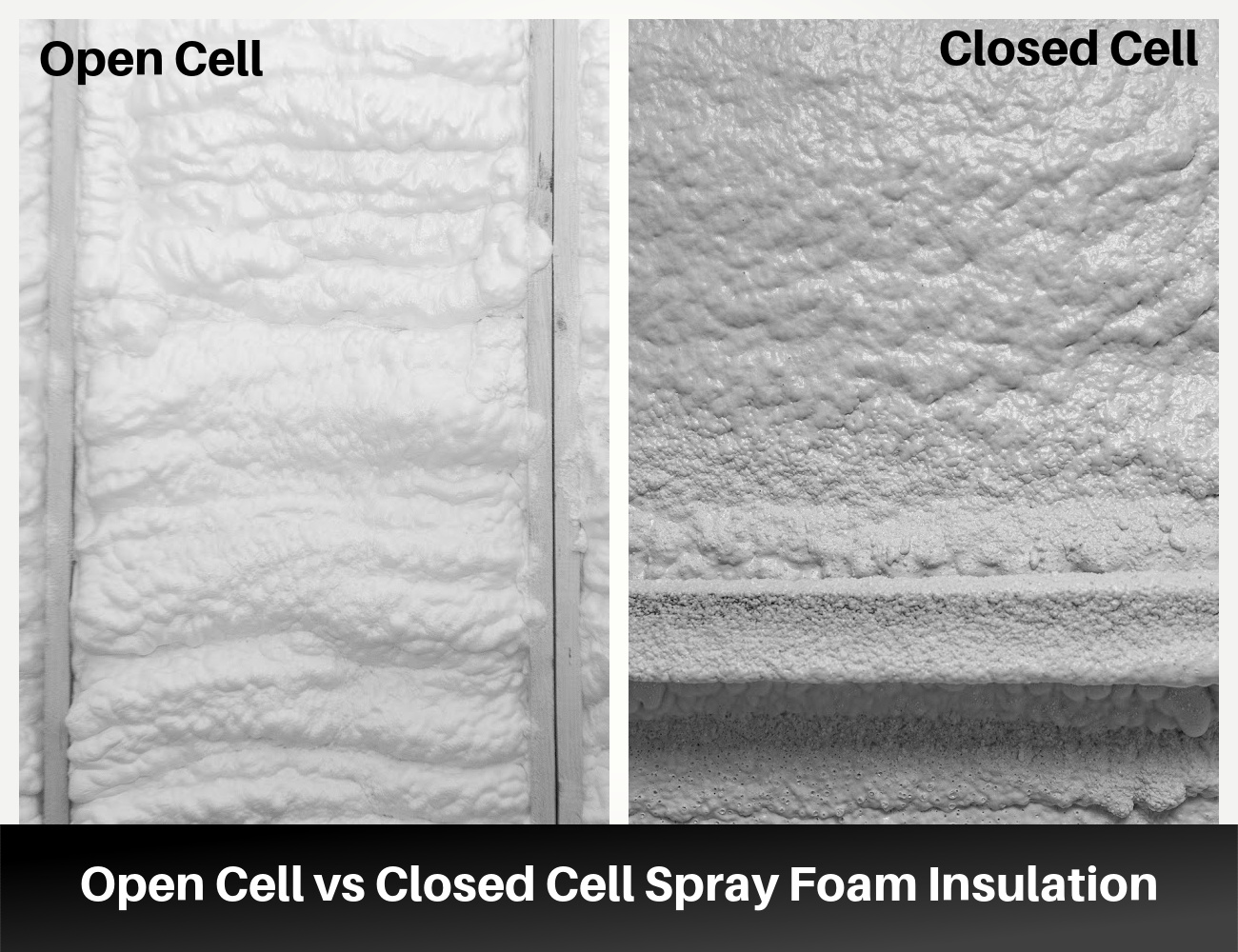 Open Cell Vs. Closed Cell Spray Foam Insulation