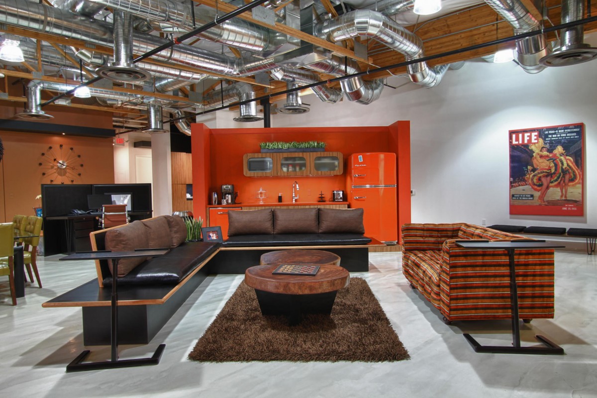 Orange open space design