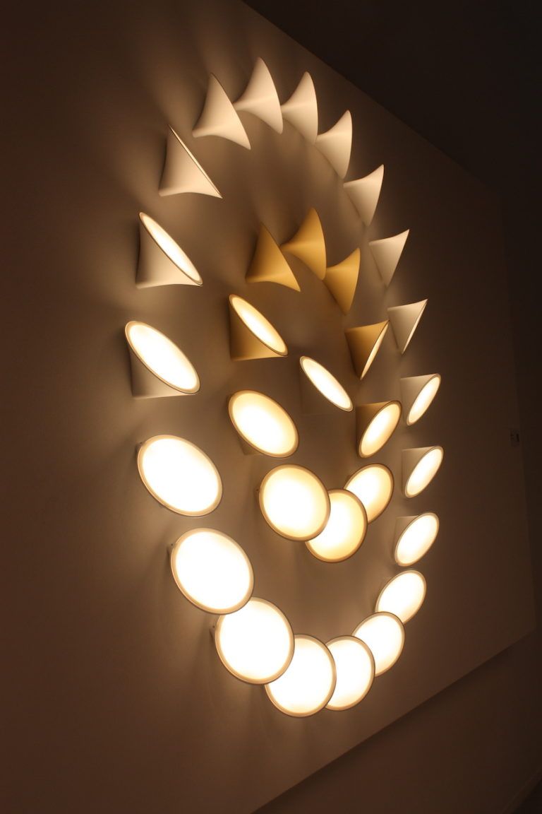 Orchid wall lamp by Rainer Mutsch