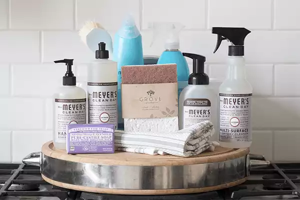 Organize your cleaning supplies