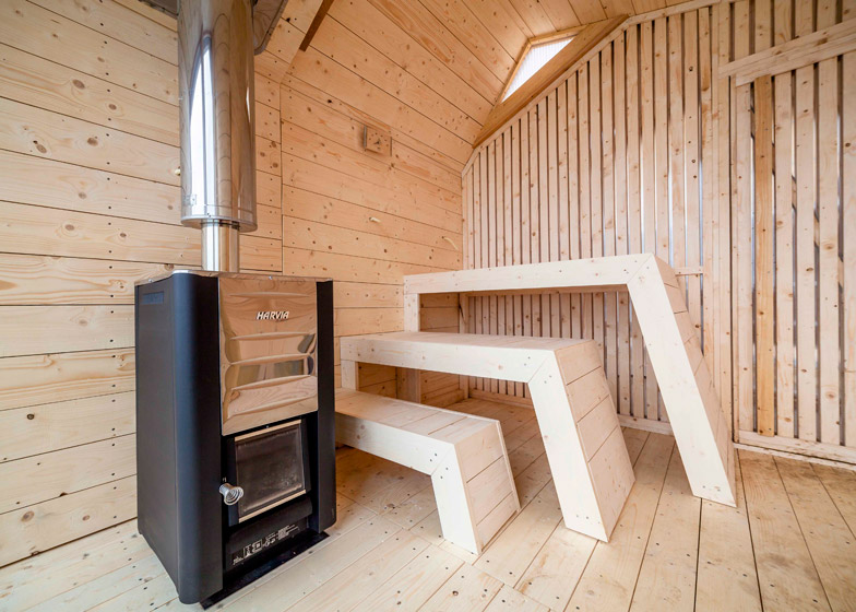 Oslo School of Architecture and Design Sauna interior design