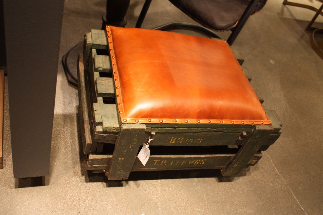 This style can incorporate upholstery as long as it is on the masculine side.