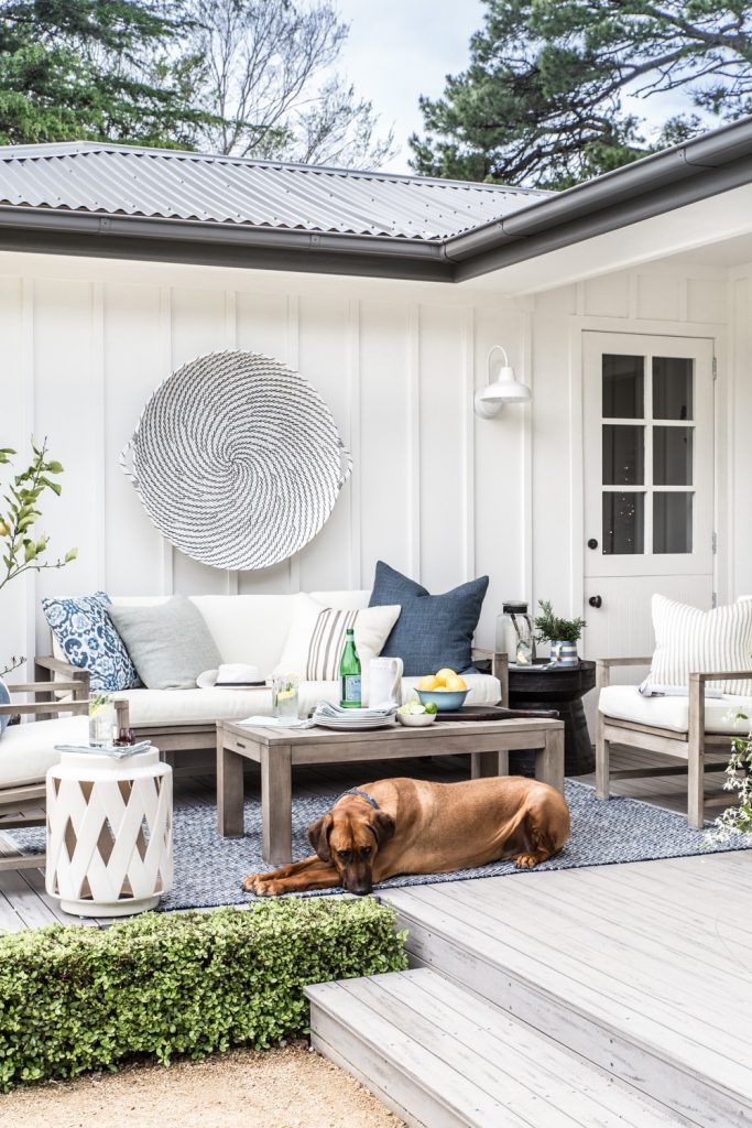 Our outdoor makeover with Pottery Barn